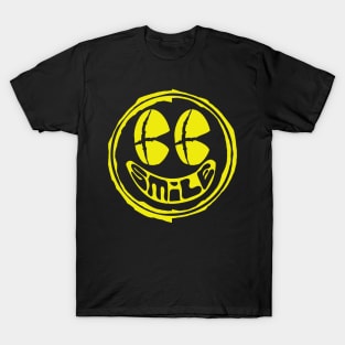 Grunge Smile Happy Face T-Shirt
